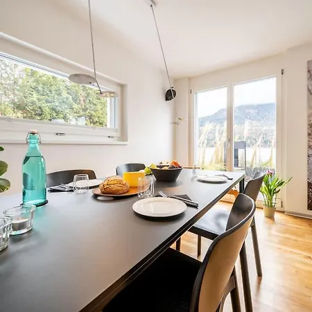 Exklusive Terrassenwohnung Mit Jacuzzi & Panorama Tatil Evi Scuol